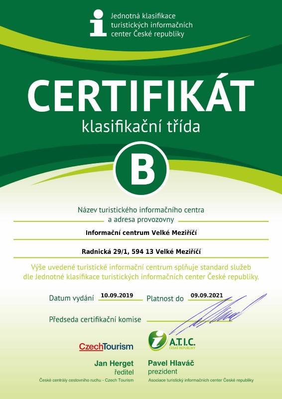 Informační centrum Velké Meziříčí