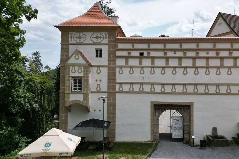 Zámek Račice - ubytování